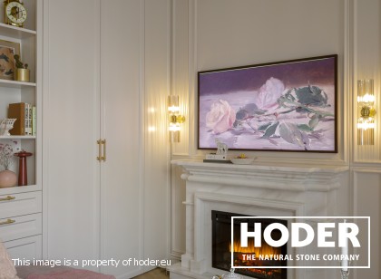 Fireplaces marble 129, kitchen worktops and bathroom tops dolomite 495