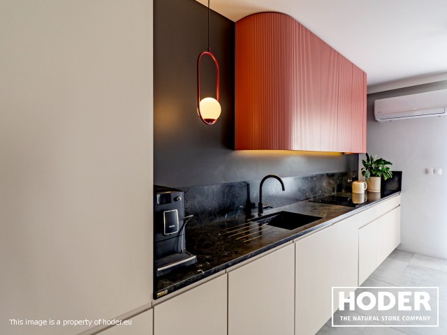 kitchen natural quartz Satinato 490 and bathroom tops marble 148 - zdjęcie numer 2