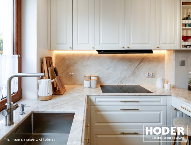 Kitchen worktops natural quartzite 433
