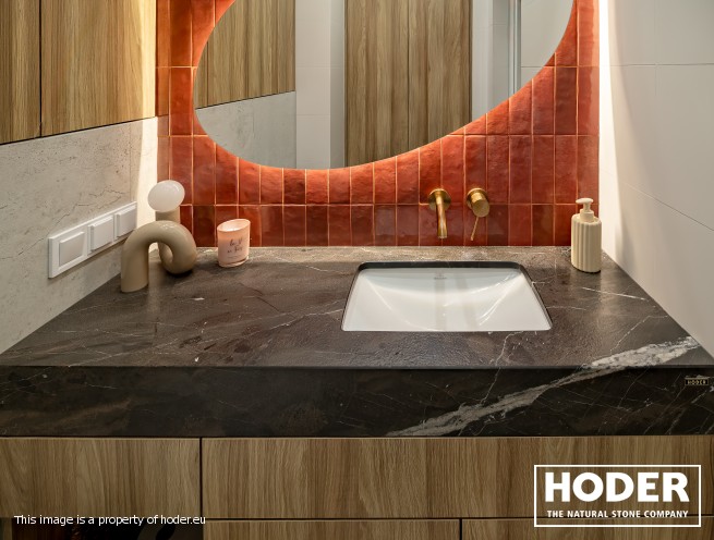 Bathroom top natural quartzite 708