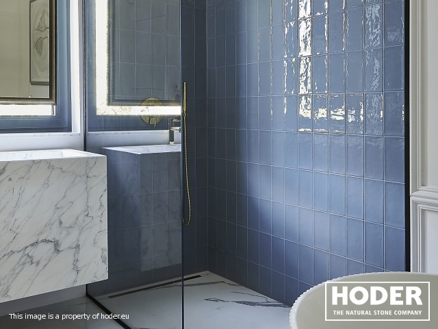 Living room, kitchen, bathroom tops Marmur 129, 156 and quartz conglomerate 1103 - zdjęcie numer 20