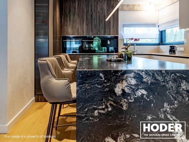 Kitchen worktops Granite Satinato 464 and Bathroom tops quartz conglomerate 8000, 2001, 505 and marble 129 - zdjęcie numer 2