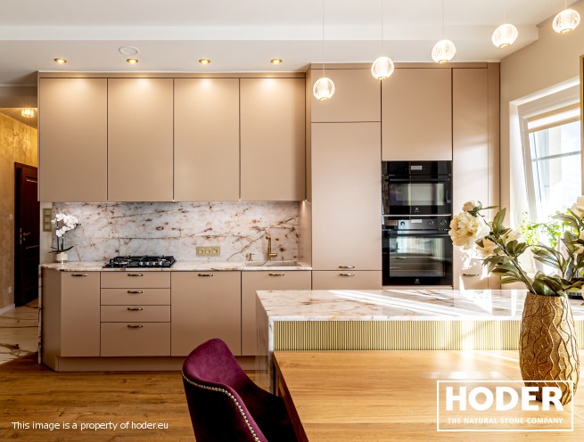 Kitchen worktops natural quartzite 702