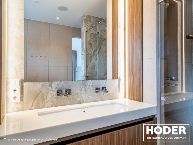 Kitchen worktops Granite Satinato 464 and Bathroom tops quartz conglomerate 8000, 2001, 505 and marble 129 - zdjęcie numer 12