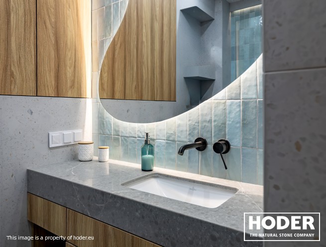 Bathroom tops quartz conglomerate 2001