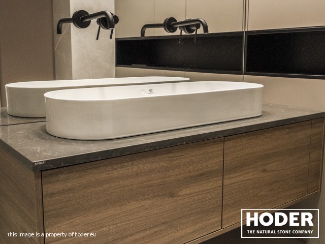 Bathroom tops quartz conglomerate 8300 - zdjęcie numer 1