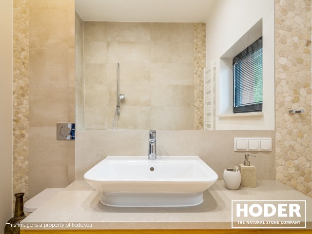 Kitchen worktops Granite Satinato 464 and Bathroom tops quartz conglomerate 8000, 2001, 505 and marble 129 - zdjęcie numer 8