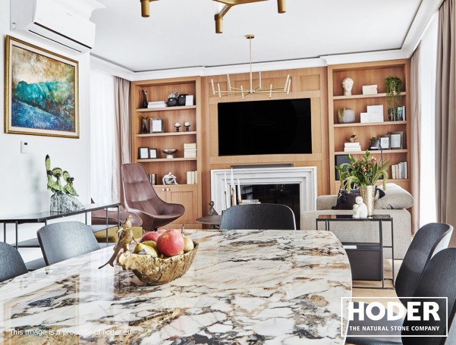 Marble table 208