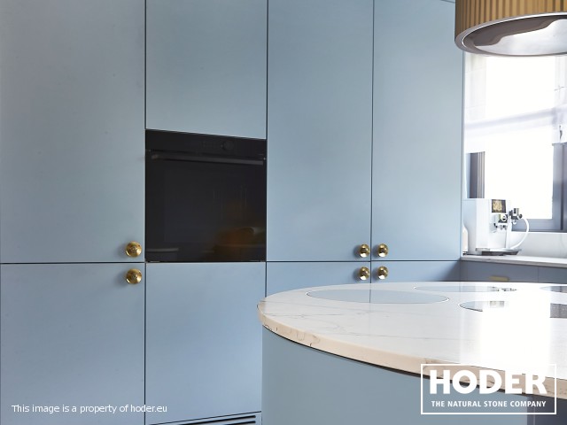 Living room, kitchen, bathroom tops Marmur 129, 156 and quartz conglomerate 1103 - zdjęcie numer 10
