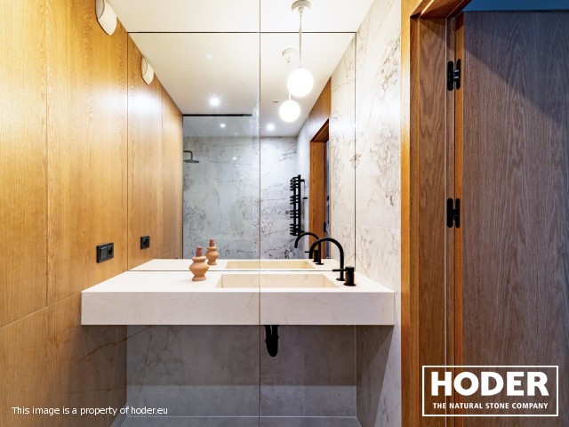 kitchen natural quartz Satinato 490 and bathroom tops marble 148 - zdjęcie numer 10