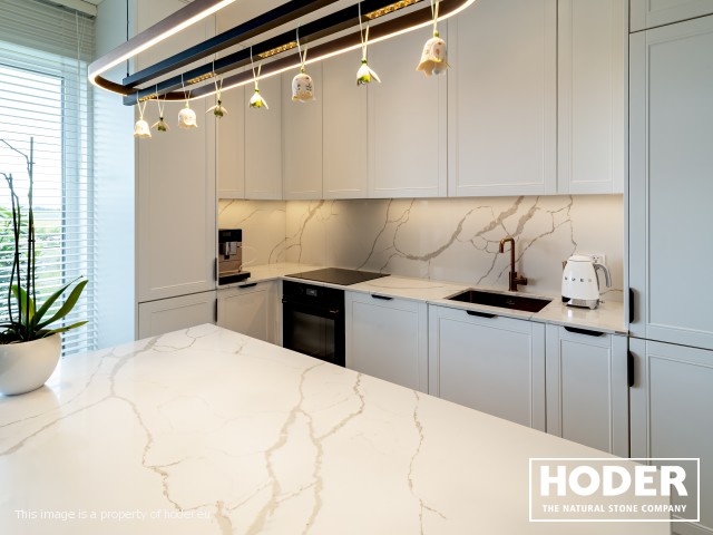 KITCHEN WORKTOPS QUARTZ CONGLOMERATE 1105 - zdjęcie numer 2
