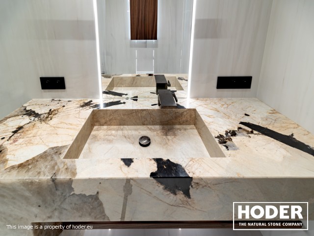 Kitchen worktops Granite 712, Bathroom tops Granite 37 and natural quartzite 442, interior onyks 128 - zdjęcie numer 11