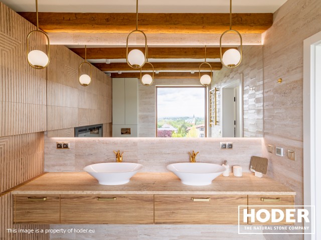 Bathroom tops Travertine 125 and quartz conglomerate 300 and kitchen, bathroom tops Granite 480 i 37 - zdjęcie numer 6