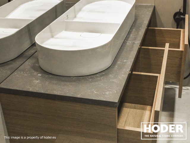 Bathroom tops quartz conglomerate 8300 - zdjęcie numer 3