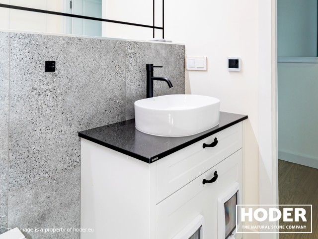 Bathroom tops Travertine 125 and quartz conglomerate 300 and kitchen, bathroom tops Granite 480 i 37 - zdjęcie numer 4