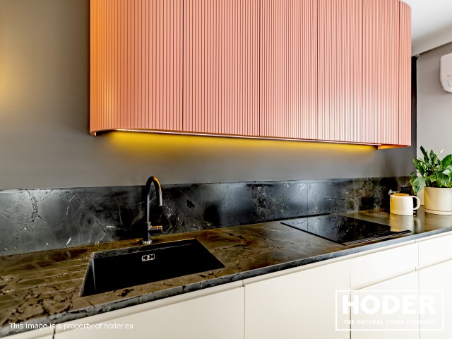 kitchen natural quartz Satinato 490 and bathroom tops marble 148 - zdjęcie numer 4