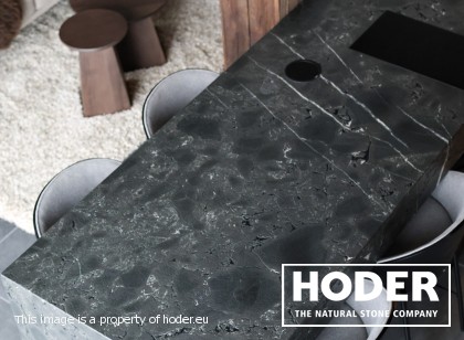 Kitchen worktops  natural quartzite 470 and granite 61