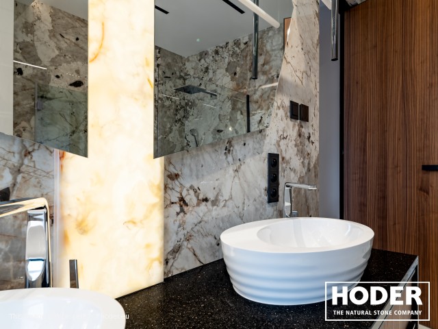 Kitchen worktops Granite 712, Bathroom tops Granite 37 and natural quartzite 442, interior onyks 128 - zdjęcie numer 15