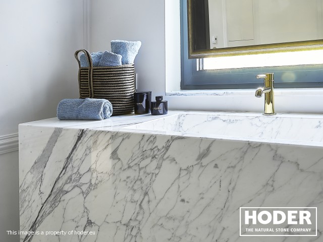 Living room, kitchen, bathroom tops Marmur 129, 156 and quartz conglomerate 1103 - zdjęcie numer 18