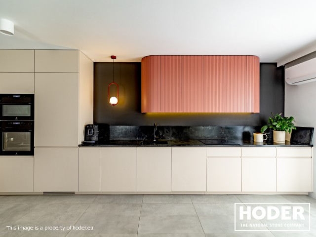 kitchen natural quartz Satinato 490 and bathroom tops marble 148 - zdjęcie numer 1